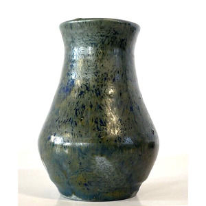 Handcrafted Tiny Bud Vase Pottery Studio Art Artisan Crafted Blue Teal Mini Kids